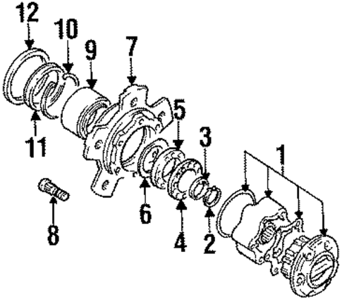 Tracker HUB ASSEMBLY