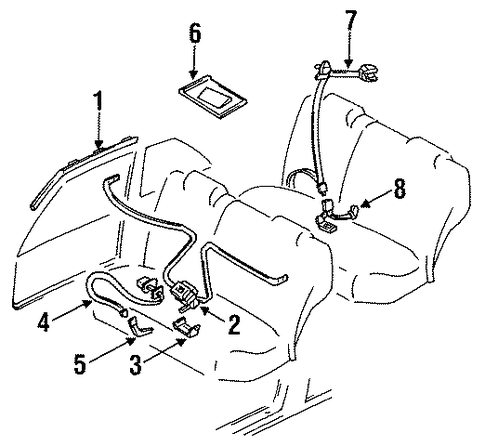 Protege FRONT SEAT BELTS