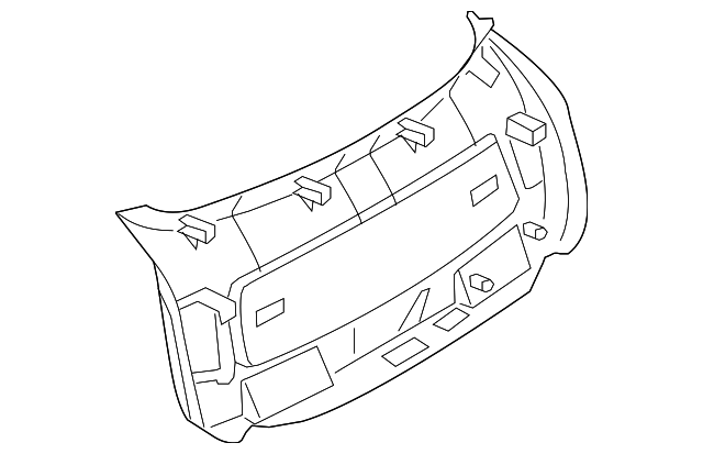 51-49-7-202-524 Деталь LOWER GATE TRIM