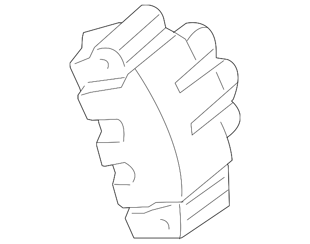 1L5Z2B120AB Деталь CALIPER, LEFT
