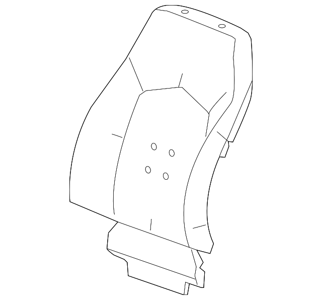 25777056 Деталь SEAT BACK PAD