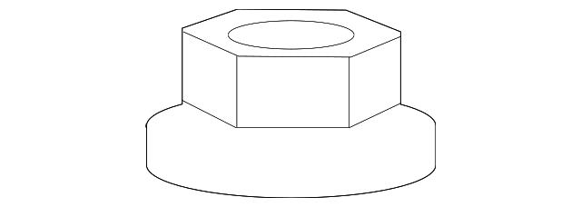 000-990-57-50 TOP NUT, LEFT