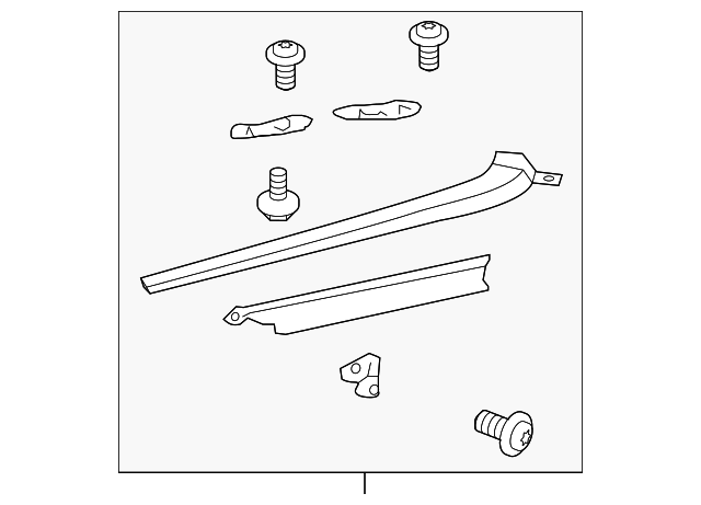 75671-06011 Деталь BELT MOLDING, RIGHT