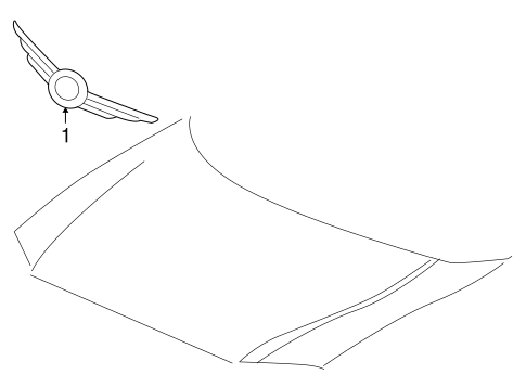 Pacifica EXTERIOR TRIM - HOOD