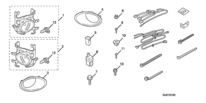 ACCESSORIES/FOGLIGHTS (1) for 2007 Honda RIDGELINE #1