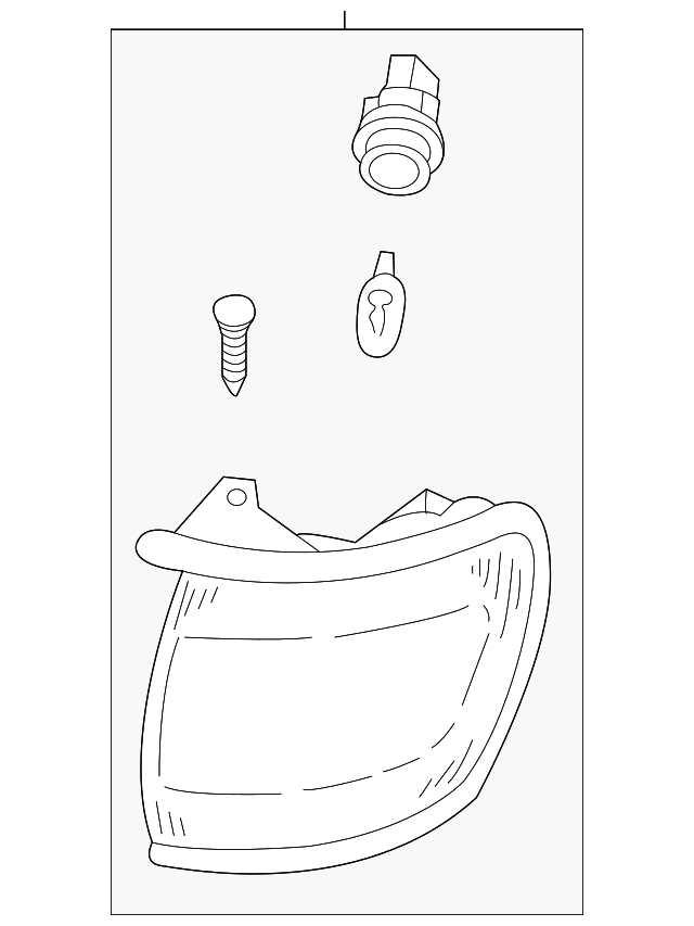 26110-0W025 SIDE MARKER LAMP, RIGHT