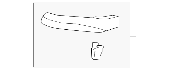 74612-47040-B0 Деталь PULL HANDLE, RIGHT