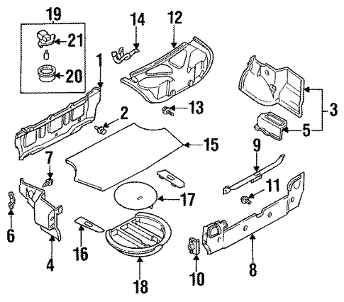 Q45 TRUNK TRIM
