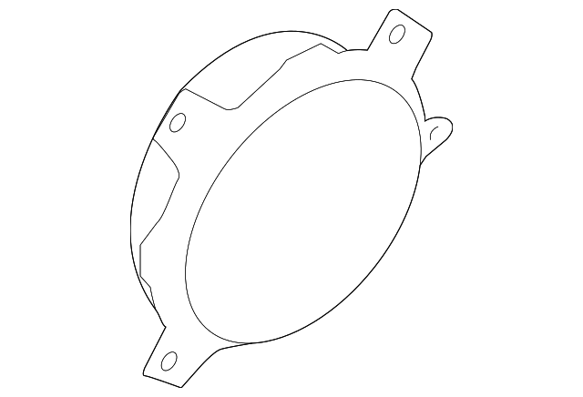 SU003-05734 Деталь SPEAKER HOUSING, LEFT