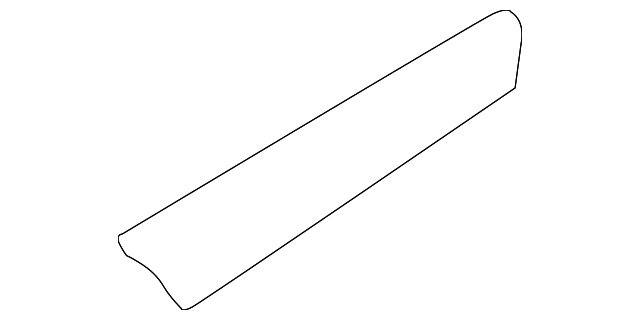 SU003-04430 Деталь UPPER TRIM, RIGHT