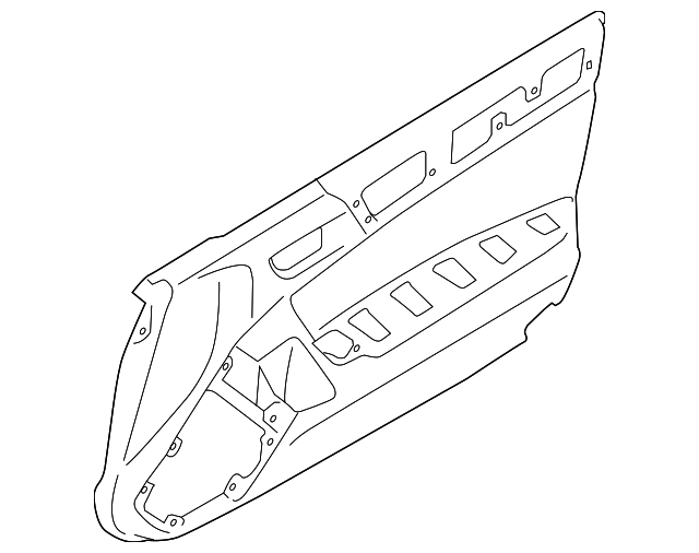 SU003-04421 Деталь DOOR TRIM PANEL, LEFT