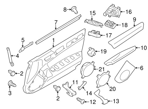 FR-S INTERIOR TRIM - DOOR