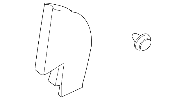 87650-4D000 Деталь INNER COVER, LEFT