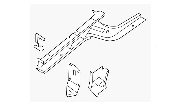 G5111-ET8MA Деталь SIDEMEMBER ASSY, LEFT