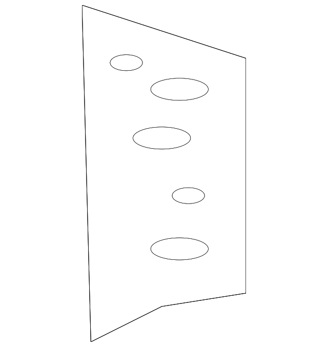FL3Z-16513A02-A Деталь EXTENSION, RIGHT