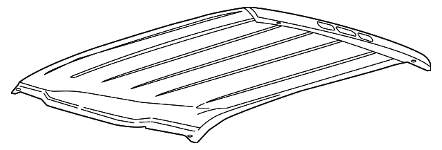 FL3Z-1650202-B Деталь ROOF PANEL