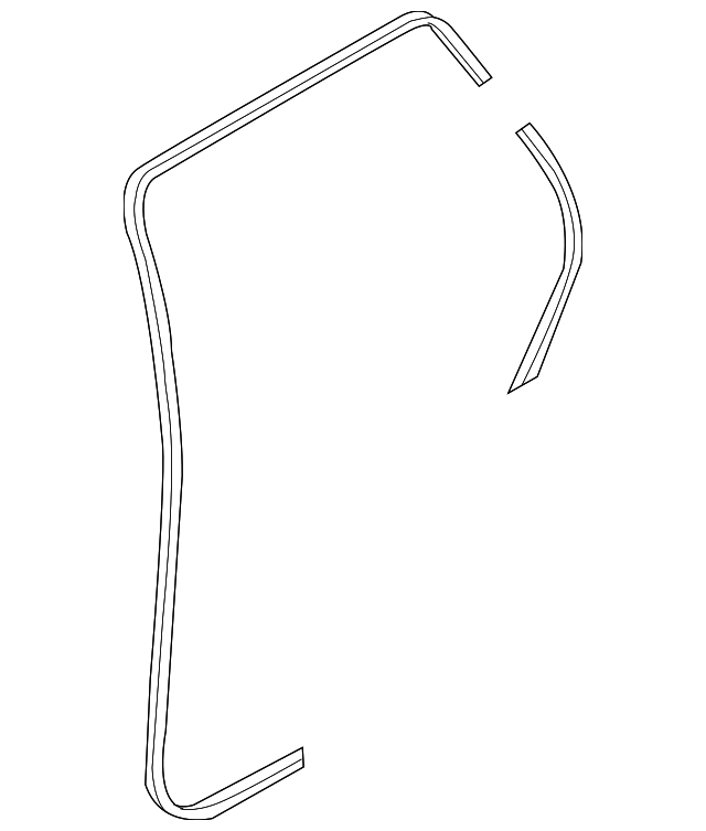 51-76-7-221-843 Деталь SURROUND W'STRIP, LEFT