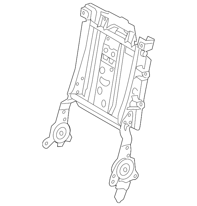79304-60150 Деталь SEAT BACK FRAME