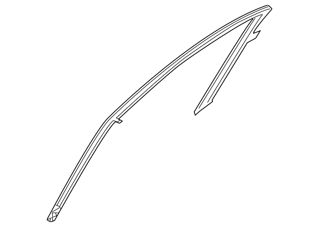 80331-8J000 Деталь GLASS RUN, LEFT