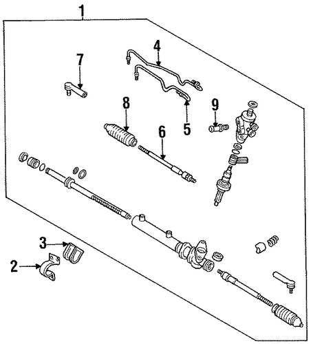 Altima STEERING GEAR & LINKAGE 2