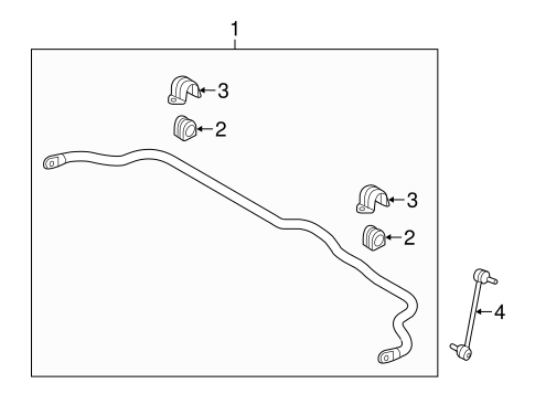 Sonata STABILIZER BAR & COMPONENTS