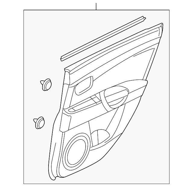 BAN6-68-52YB-30 Деталь TRIM PANEL ASSY, RIGHT