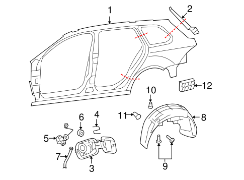 Jetta QUARTER PANEL & COMPONENTS