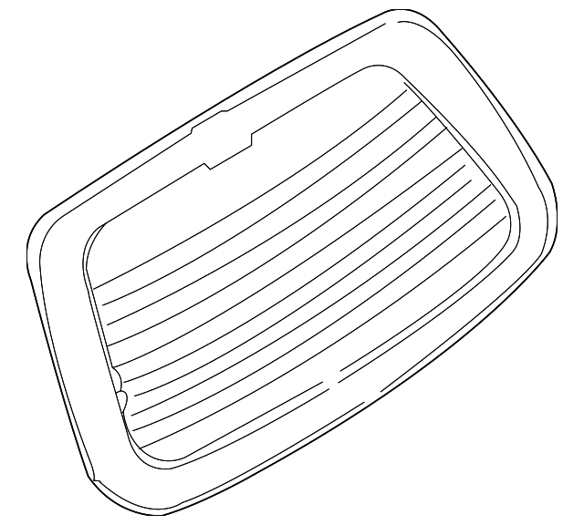 87110-4D010 Деталь LIFT GATE GLASS