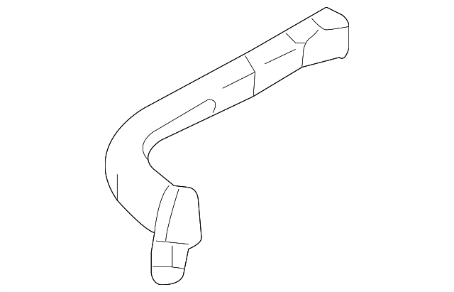 55972-35030 Деталь DEFROSTER DUCT, LEFT