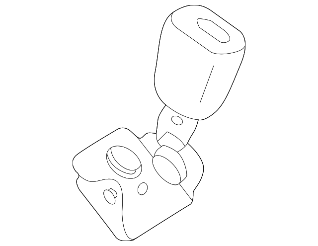 5GY081T5AE Деталь BUCKLE END, RIGHT