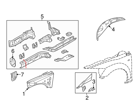 Caliber STRUCTURAL COMPONENTS & RAILS