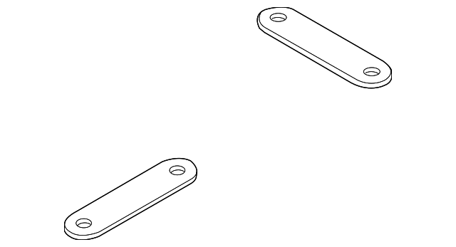 3D0-951-107 Деталь HORN MOUNT STRAP, LEFT
