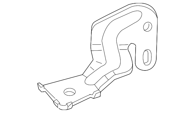 3D0-951-181-E Деталь MOUNT BRACKET, LEFT