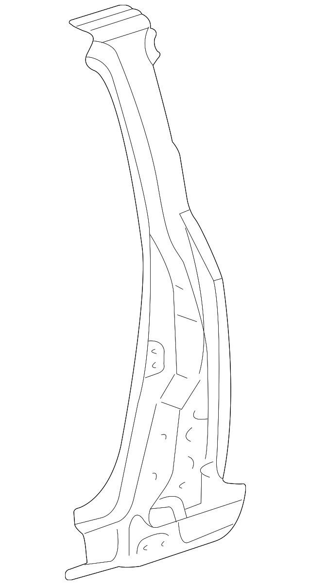61302-08010 Деталь PILLAR REINF, LEFT