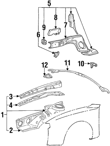 Celica STRUCTURAL COMPONENTS & RAILS