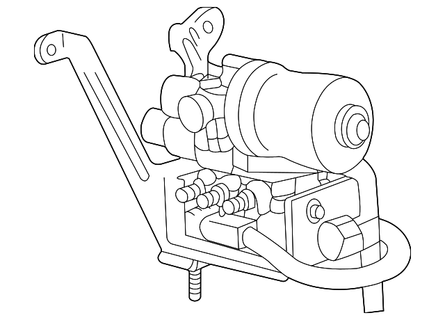 3L5Z-2C219-A Деталь ABS CONTROL UNIT