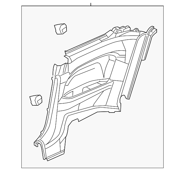 83780-TS8-A01ZA Деталь LINING ASSY., L. RR. SIDE *NH167L* (GRAP