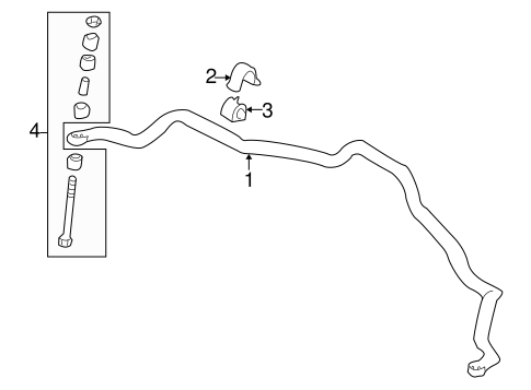 Outlander STABILIZER BAR & COMPONENTS