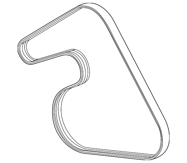 55577638 Деталь SERPENTINE BELT