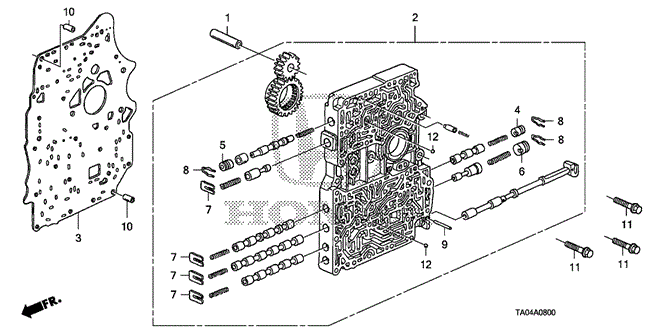 TRANSMISSION - AUTOMATIC/AT MAIN VALVE BODY (L4) for 2010 Honda ACCORD SEDAN #1