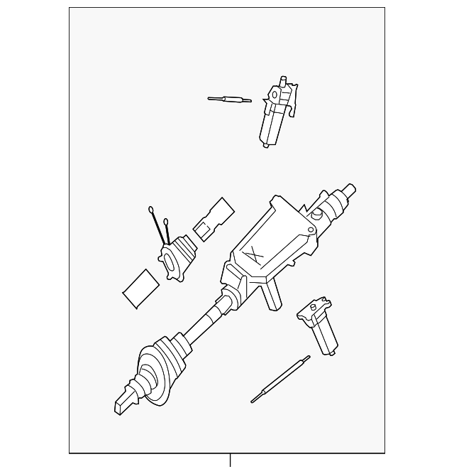 221-460-25-16 Деталь COLUMN ASSY