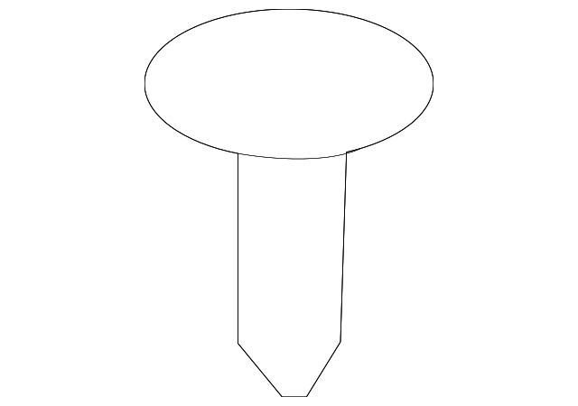 11546685 Деталь STORAGE BOX RETAINER