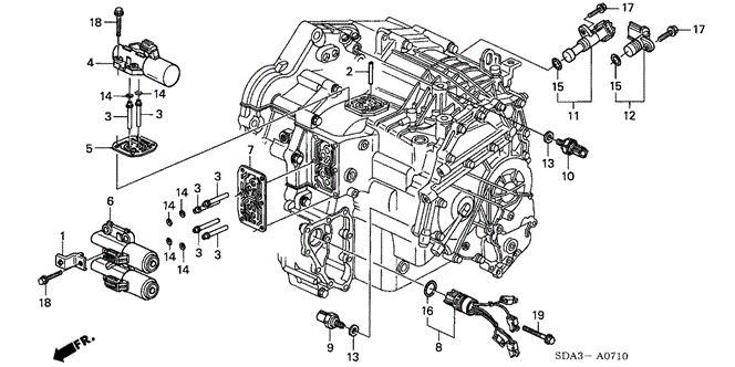TRANSMISSION - AUTOMATIC/AT SOLENOID (L4) for 2004 Honda ACCORD SEDAN #1
