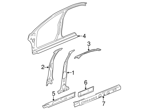 Impala CENTER PILLAR & ROCKER