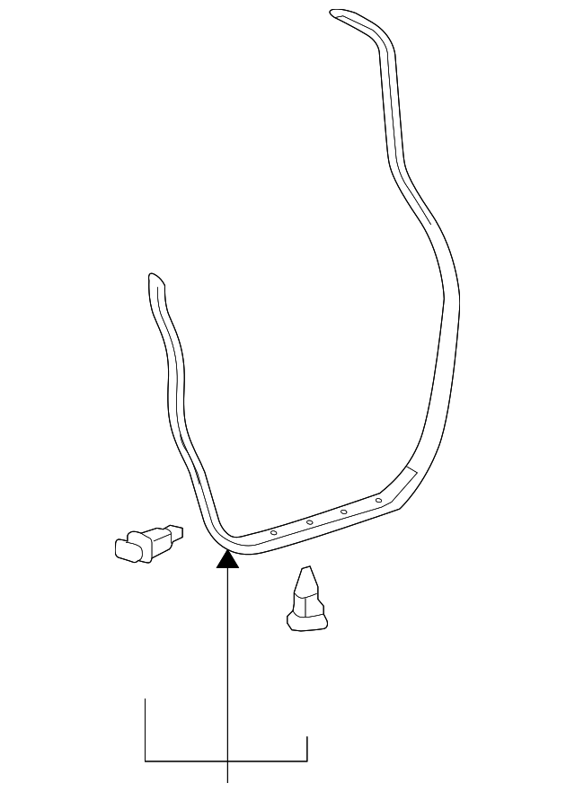 67871-0C030 Деталь DOOR W'STRIP, RIGHT
