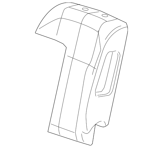 88992743 Деталь SEAT BACK PAD, RIGHT