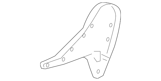 88993991 Деталь RECLINE COVER, LEFT