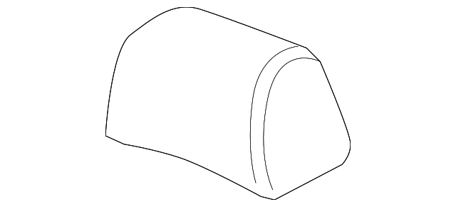 88952658 Деталь HEADREST PAD, LEFT