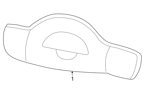 Corvette LICENSE LAMPS