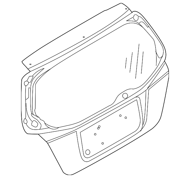96541113 Деталь LIFT GATE GLASS